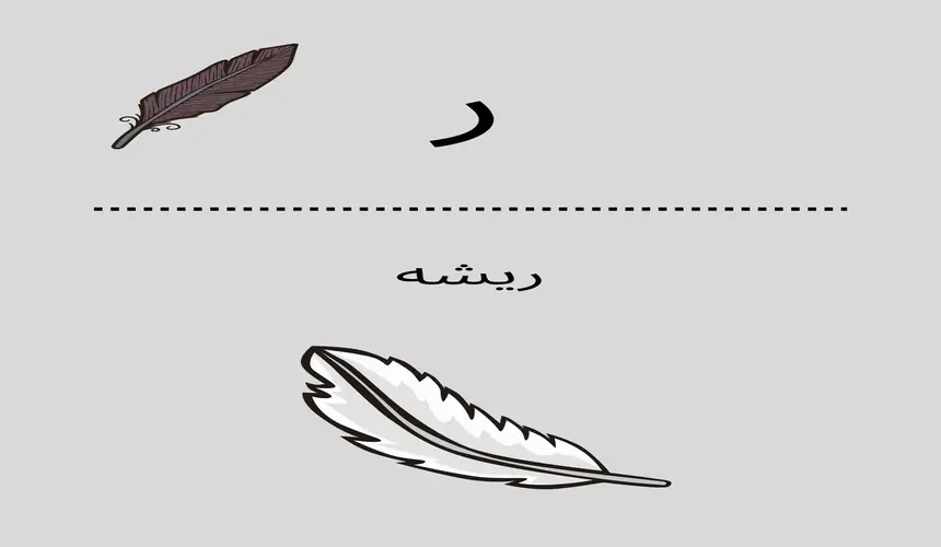 تعليم الحروف العربيه بالرسم